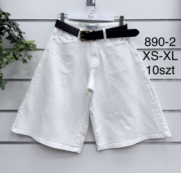 Rybaczki damskie jeans Roz XS-XL, 1 Kolor .Paczka 10 szt